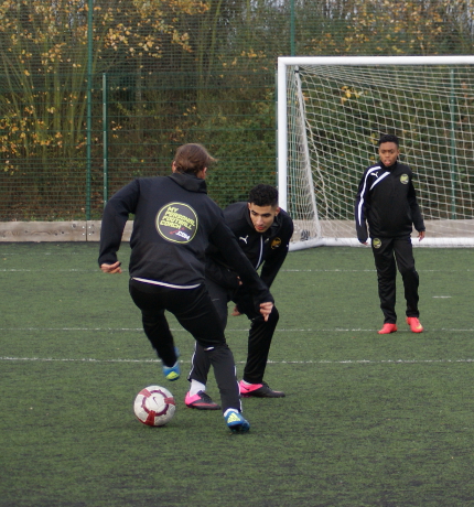 Semi Opposed 1v1 Soccer Skills Training